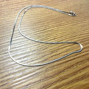 Sterling silver flat chain
